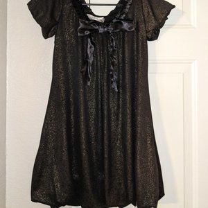 Gold/Black Sparkly Dress